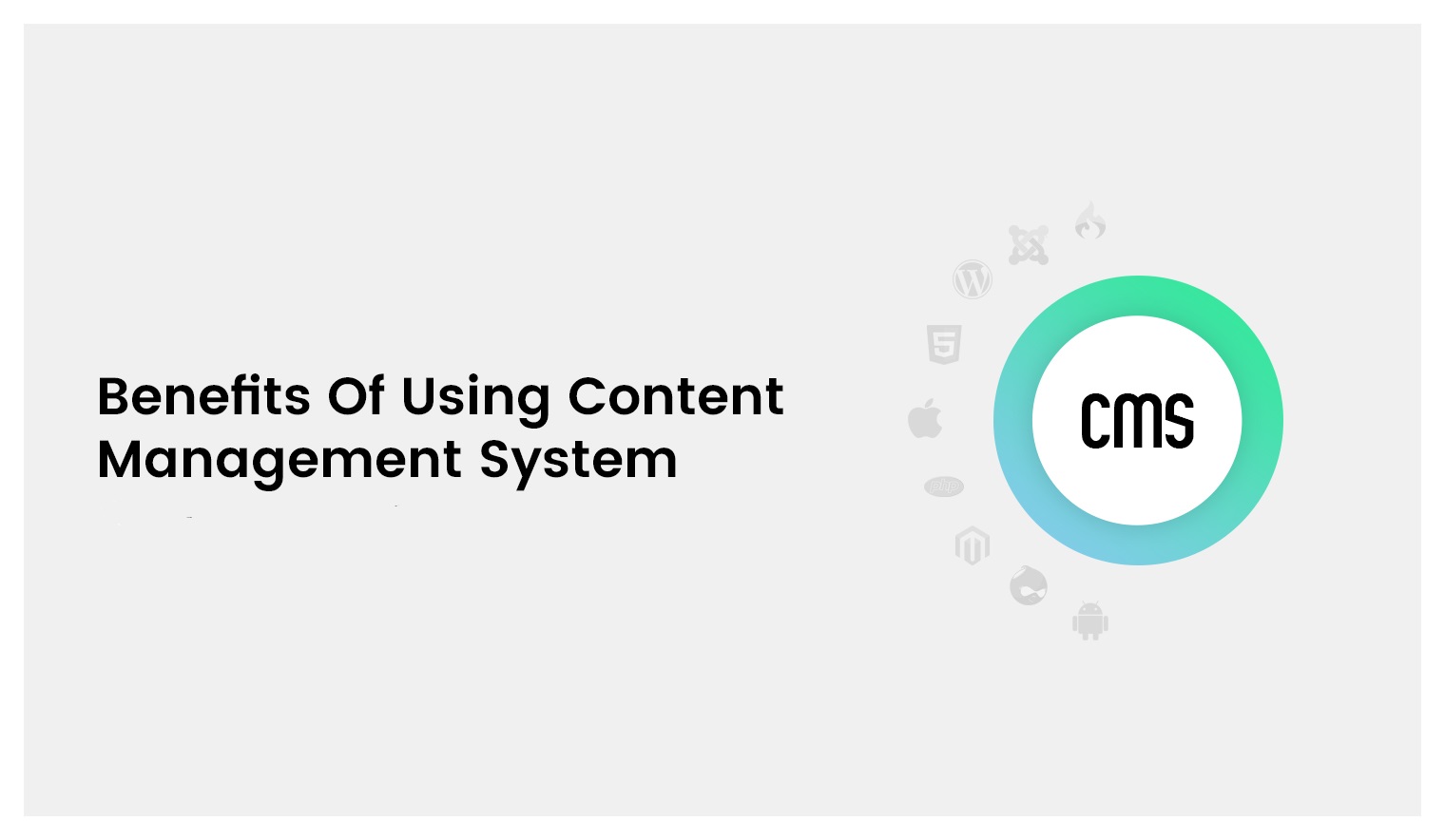 Top Benefits of a CMS Based Custom Designed Website